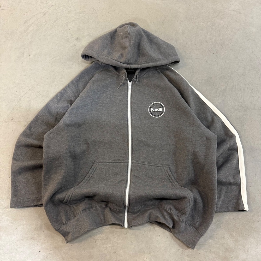 1990s vintage nike zip up hoodie sweatshirt